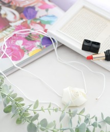 tiny tiny（ティニーティニー）の「垂らしローズチョーカー[tiny tiny(ティニーティニー)]（チョーカー）」