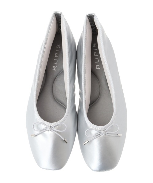 Green　Parks（グリーンパークス）の「RUPIS. パプバレエシューズ（バレエシューズ・レディース・シルバー/ブラック・M/S/L/XS/XL）」の4枚目の写真