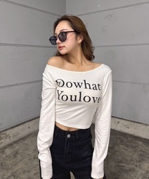 樽井みか. - ワンショルダートップス made in INTERFACTORY