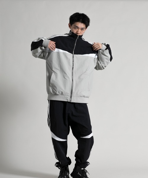 aimoha(アイモハ)の「【aimoha neo】 Retro Track Pants(スウェットパンツ・メンズ・ブラック/ネイビー・MEDIUM/X-LARGE/XX-LARGE/XXX-LARGE/XXXX-LARGE/LARGE)」の6枚目の写真
