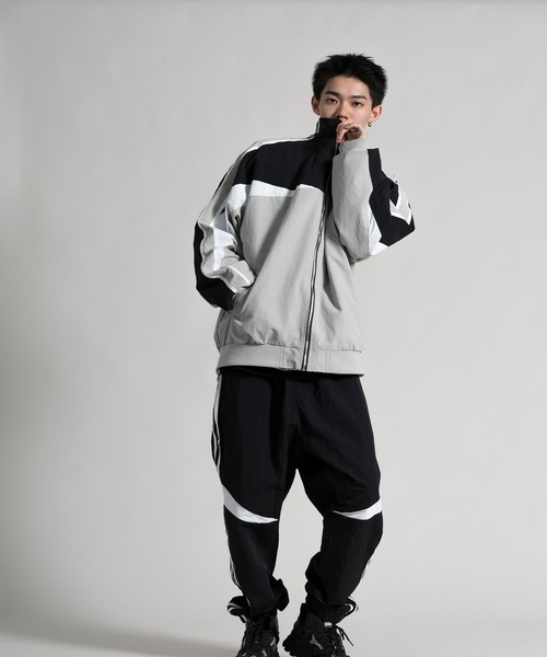 aimoha(アイモハ)の「【aimoha neo】 Retro Track Pants(スウェットパンツ・メンズ・ブラック/ネイビー・MEDIUM/X-LARGE/XX-LARGE/XXX-LARGE/XXXX-LARGE/LARGE)」の7枚目の写真
