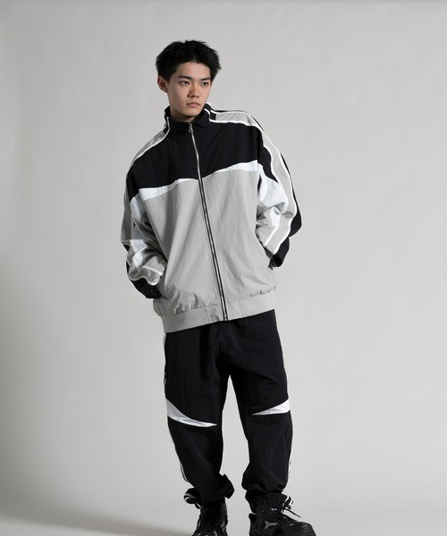 aimoha(アイモハ)の「【aimoha neo】 Retro Track Pants(スウェットパンツ・メンズ・ブラック/ネイビー・MEDIUM/X-LARGE/XX-LARGE/XXX-LARGE/XXXX-LARGE/LARGE)」の8枚目の写真