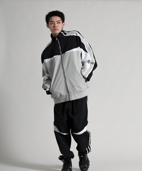 aimoha(アイモハ)の「【aimoha neo】 Retro Track Pants(スウェットパンツ・メンズ・ブラック/ネイビー・MEDIUM/X-LARGE/XX-LARGE/XXX-LARGE/XXXX-LARGE/LARGE)」の9枚目の写真