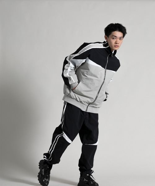aimoha(アイモハ)の「【aimoha neo】 Retro Track Pants(スウェットパンツ・メンズ・ブラック/ネイビー・MEDIUM/X-LARGE/XX-LARGE/XXX-LARGE/XXXX-LARGE/LARGE)」の11枚目の写真