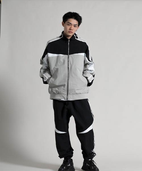 aimoha(アイモハ)の「【aimoha neo】 Retro Track Pants(スウェットパンツ・メンズ・ブラック/ネイビー・MEDIUM/X-LARGE/XX-LARGE/XXX-LARGE/XXXX-LARGE/LARGE)」の12枚目の写真