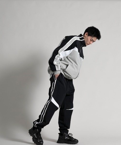 aimoha(アイモハ)の「【aimoha neo】 Retro Track Pants(スウェットパンツ・メンズ・ブラック/ネイビー・MEDIUM/X-LARGE/XX-LARGE/XXX-LARGE/XXXX-LARGE/LARGE)」の14枚目の写真