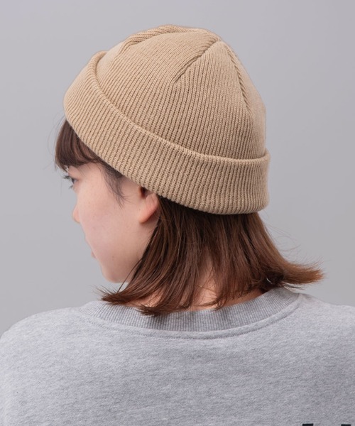 mahagrid/マハグリッド』ORIGIN LOGO SHORT BEANIE/オリジンロゴ