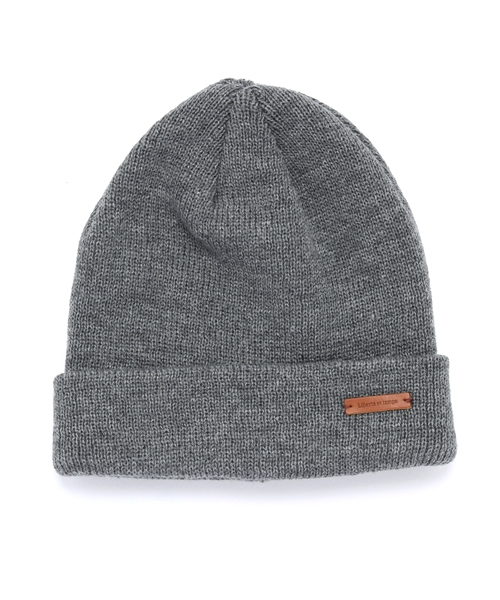 LBC(エルビーシー)の「ダブルニットワッチ(ニットキャップ/ビーニー・レディース・マスタード/ブラック/グレー・ONE SIZE)」の1枚目の写真