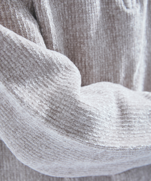 417 EDIFICE（フォーワンセブンエディフィス）の「モールニット ハーフジッププルオーバー（ニット/セーター・メンズ・ライトグレー/ブラック/ベージュ/ブルー/グリーン・MEDIUM/LARGE）」の6枚目の写真