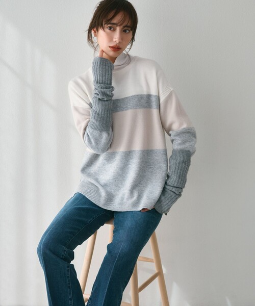 希少 正規品 d.i.a ダイヤ アームウォーマー付きベアトップ 絹屋/ 極暖シルク 薄手アームウォーマー 鉛色(鉛色): ファッション