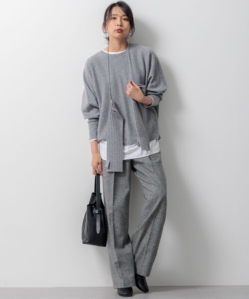 セール】【洗える】ピュアカシミヤ アームウォーマー（手袋）｜23区