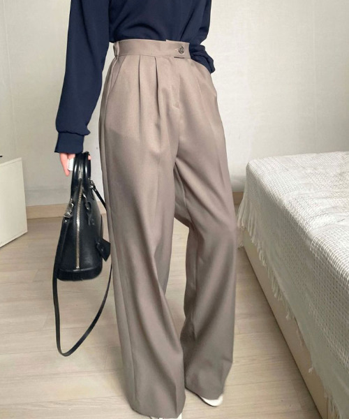 セール】テーパードパンツ レディース ワイドパンツ（スラックス