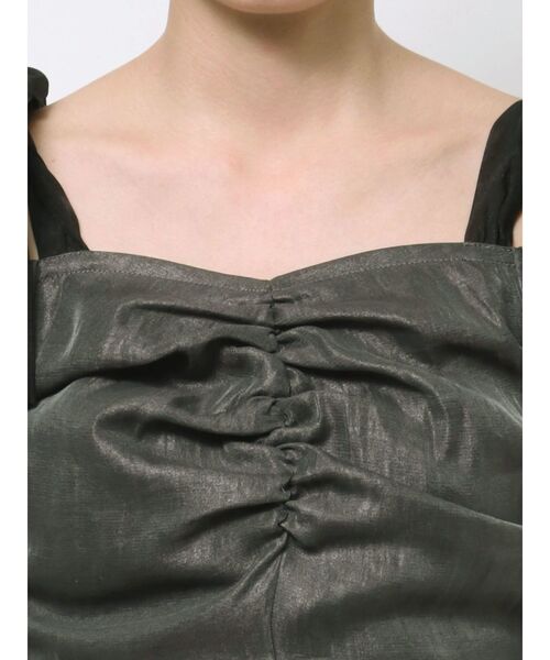 EATME（イートミー）の「シャーリングスリーブリボンブラウス（シャツ/ブラウス・レディース・アイボリー/ピンク/グレー・FREE）」の19枚目の写真