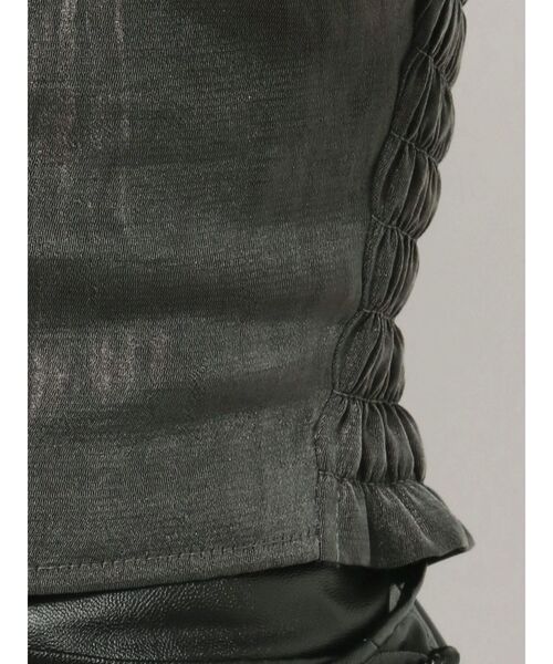 EATME（イートミー）の「シャーリングスリーブリボンブラウス（シャツ/ブラウス・レディース・アイボリー/ピンク/グレー・FREE）」の21枚目の写真