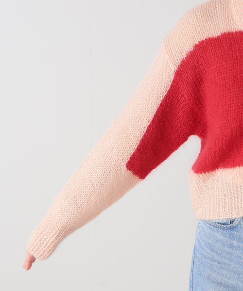 NOMA t.d.（ノーマティーディー）の「NOMA t.d. / ノーマティーディー ハンドニットモヘア混カーディガン（カーディガン/ボレロ・レディース・レッド・X-SMALL）」の18枚目の写真