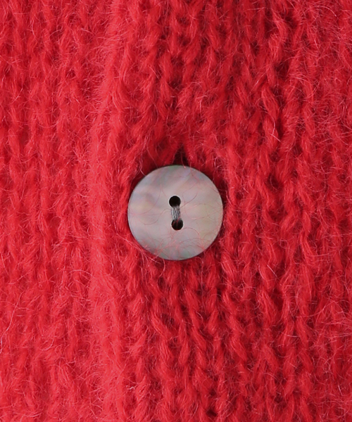 NOMA t.d.（ノーマティーディー）の「NOMA t.d. / ノーマティーディー ハンドニットモヘア混カーディガン（カーディガン/ボレロ・レディース・レッド・X-SMALL）」の19枚目の写真