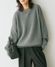 【MONN.:. (モン)】コットンオーバーニット