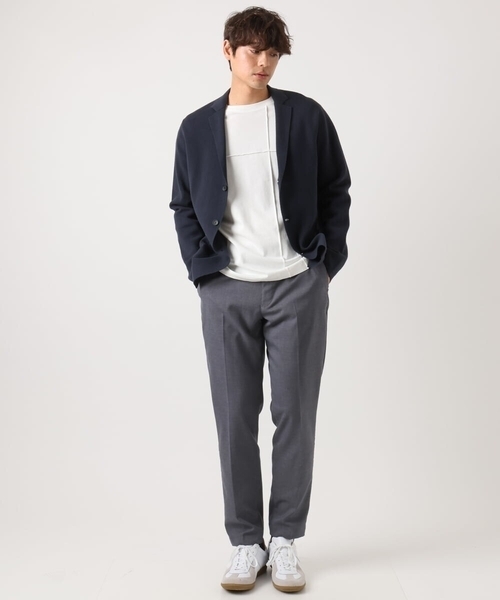 【ON/OFF兼用】ミラノリブニットテーラードジャケット（テーラードジャケット）｜a.v.v（アーヴェヴェ）