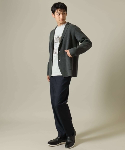【ON/OFF兼用】ミラノリブニットテーラードジャケット（テーラードジャケット）｜a.v.v（アーヴェヴェ）