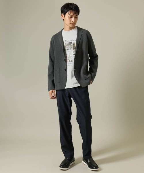 【ON/OFF兼用】ミラノリブニットテーラードジャケット（テーラードジャケット）｜a.v.v（アーヴェヴェ）