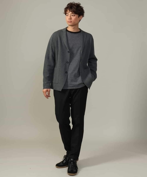 【ON/OFF兼用】ミラノリブニットテーラードジャケット（テーラードジャケット）｜a.v.v（アーヴェヴェ）