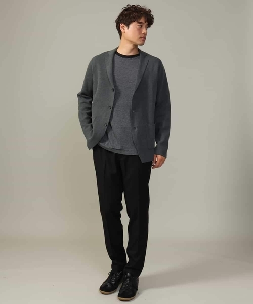 【ON/OFF兼用】ミラノリブニットテーラードジャケット（テーラードジャケット）｜a.v.v（アーヴェヴェ）