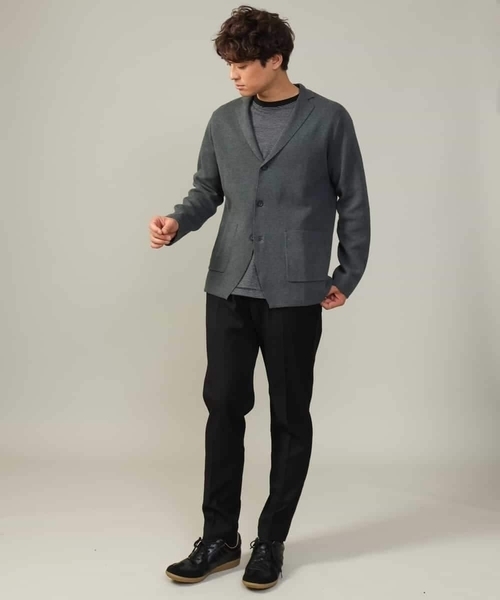 【ON/OFF兼用】ミラノリブニットテーラードジャケット（テーラードジャケット）｜a.v.v（アーヴェヴェ）