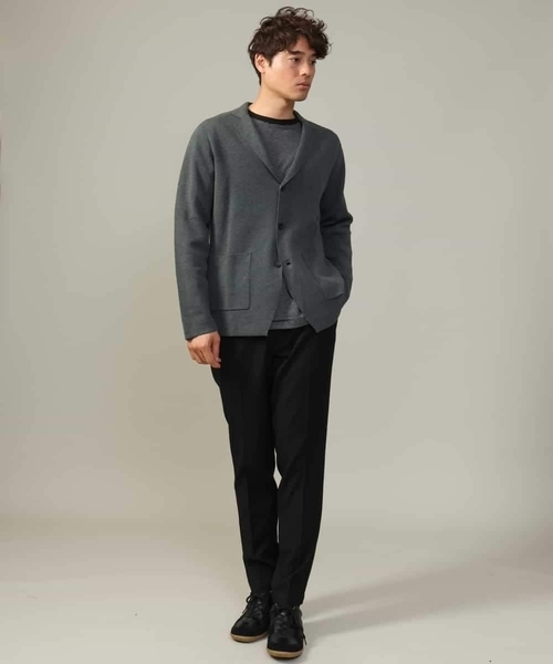 【ON/OFF兼用】ミラノリブニットテーラードジャケット（テーラードジャケット）｜a.v.v（アーヴェヴェ）