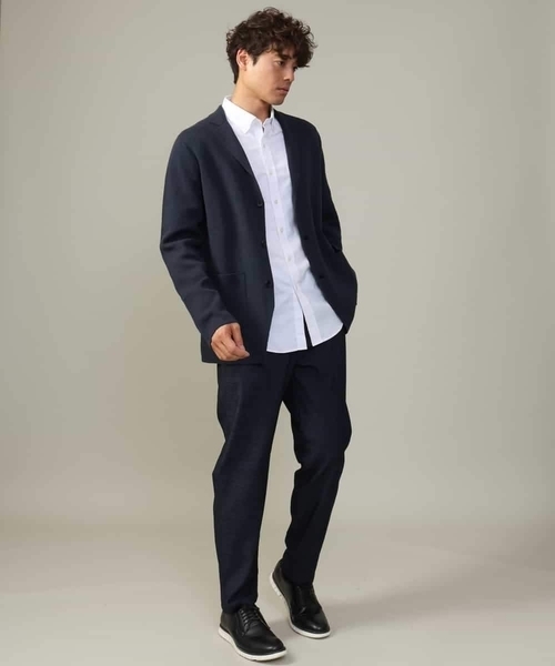 【ON/OFF兼用】ミラノリブニットテーラードジャケット（テーラードジャケット）｜a.v.v（アーヴェヴェ）