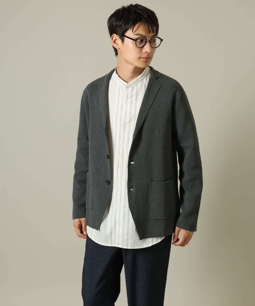【ON/OFF兼用】ミラノリブニットテーラードジャケット（テーラードジャケット）｜a.v.v（アーヴェヴェ）