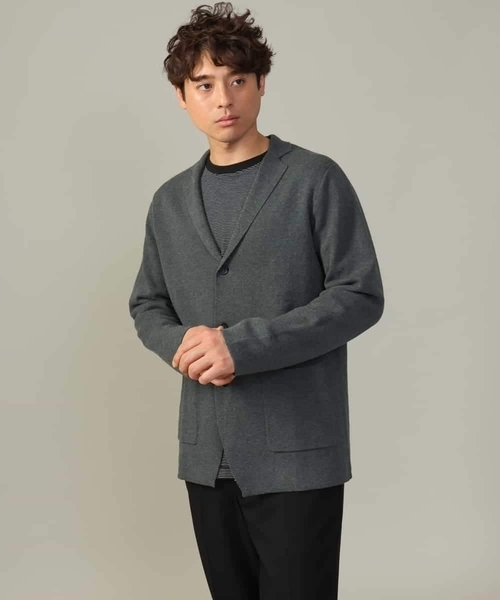 【ON/OFF兼用】ミラノリブニットテーラードジャケット（テーラードジャケット）｜a.v.v（アーヴェヴェ）