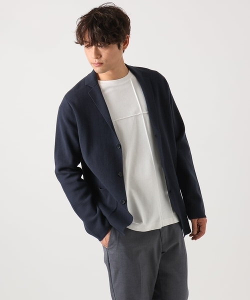 【ON/OFF兼用】ミラノリブニットテーラードジャケット（テーラードジャケット）｜a.v.v（アーヴェヴェ）