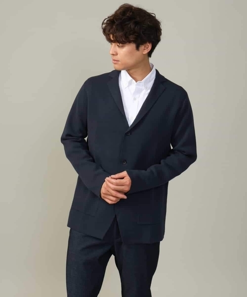 【ON/OFF兼用】ミラノリブニットテーラードジャケット（テーラードジャケット）｜a.v.v（アーヴェヴェ）