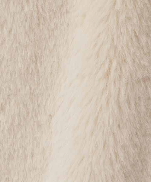 SHOO・LA・RUE（シューラルー）の「◆【110-140cm】フェイクファー耳付きパーカ（ブルゾン・キッズ・チャコールグレー/ライトベージュ・14/13/12/11）」の13枚目の写真