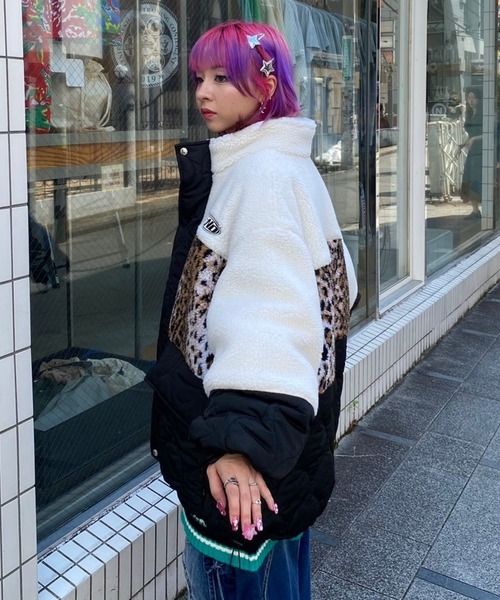 Candy Stripper（キャンディストリッパー）の「BOA MIXED ブルゾン（ブルゾン・レディース・カーキ/ブラック/オフホワイト・2）」の19枚目の写真