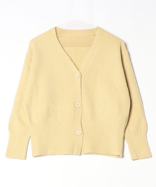 gossip!ロサンゼルス(ゴシップロサンゼルス)の「パステルカラー ニットカーディガン 【Vネック】(カーディガン/ボレロ・レディース・ブルー/フューシャピンク/ホワイト/イエロー/モカ・FREE)」の10枚目の写真