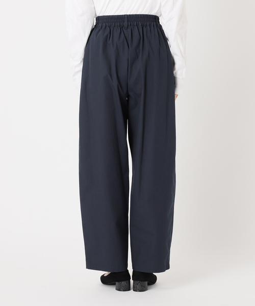 JOURNAL STANDARD relume（ジャーナルスタンダード　レリューム）の「コットンギャザーワイドパンツ（スラックス・レディース・ブラウン/ネイビー・36/38）」の18枚目の写真