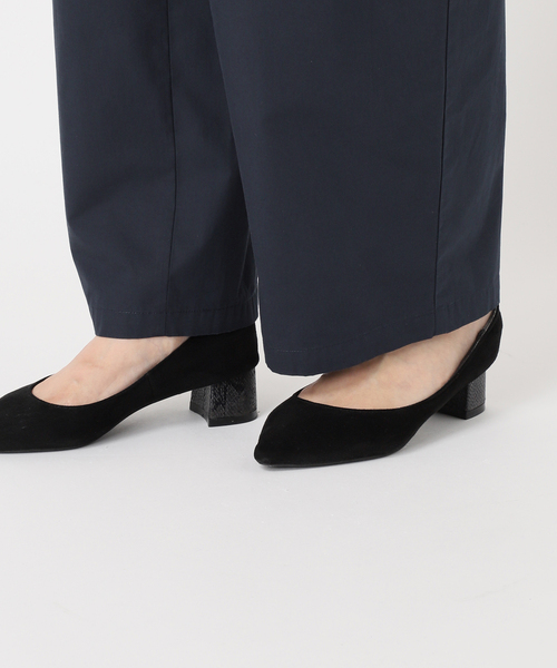 JOURNAL STANDARD relume（ジャーナルスタンダード　レリューム）の「コットンギャザーワイドパンツ（スラックス・レディース・ブラウン/ネイビー・36/38）」の22枚目の写真