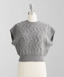 LOEFF（ロエフ）の「＜LOEFF＞ウェーブ フリンジ ベスト（ベスト