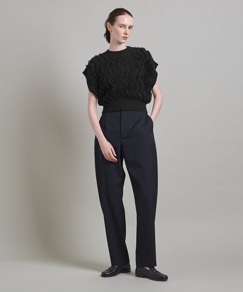 LOEFF（ロエフ）の「＜LOEFF＞ウェーブ フリンジ ベスト（ベスト