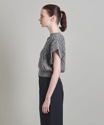 LOEFF＞ウェーブ フリンジ ベストを使った人気ファッション