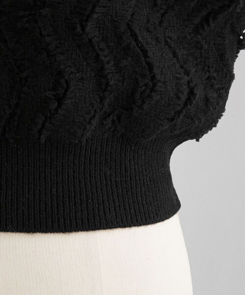 LOEFF（ロエフ）の「＜LOEFF＞ウェーブ フリンジ ベスト（ベスト