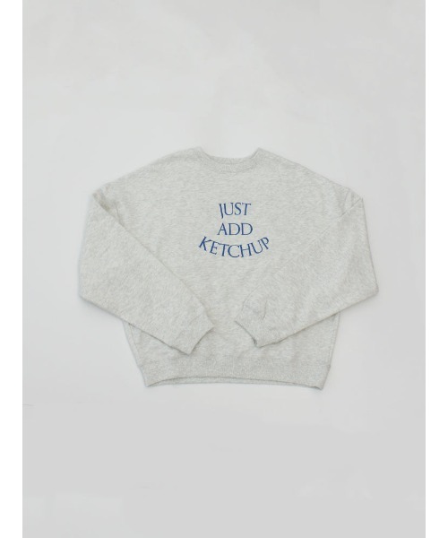 Catchup(ケチャップ)の「【Catchup】Catchup プリントスウェットトップス(大人サイズ)(Tシャツ/カットソー・レディース・ライトグレー/レッド・S/M/L/LL)」の2枚目の写真