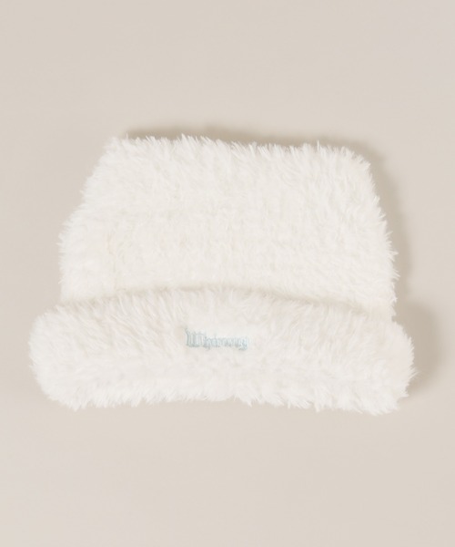 Whinny（ホワイニー）の「Whinny/スノーねこパンチ（ニットキャップ/ビーニー・レディース・グレー/ブラック/ホワイト・FREE）」の14枚目の写真