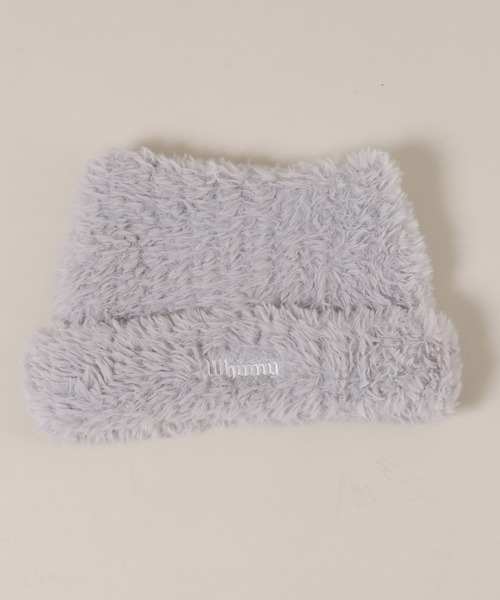 Whinny（ホワイニー）の「Whinny/スノーねこパンチ（ニットキャップ/ビーニー・レディース・グレー/ブラック/ホワイト・FREE）」の17枚目の写真