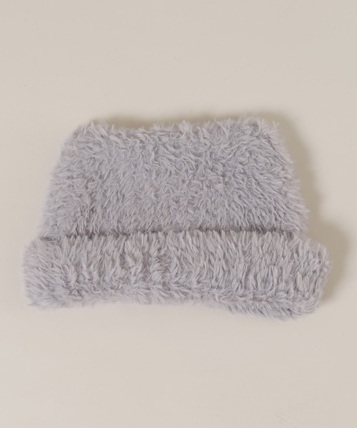 Whinny（ホワイニー）の「Whinny/スノーねこパンチ（ニットキャップ/ビーニー・レディース・グレー/ブラック/ホワイト・FREE）」の18枚目の写真