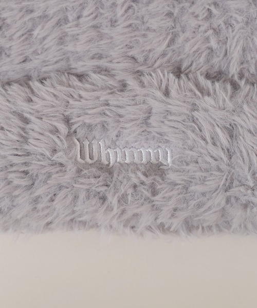 Whinny（ホワイニー）の「Whinny/スノーねこパンチ（ニットキャップ/ビーニー・レディース・グレー/ブラック/ホワイト・FREE）」の19枚目の写真