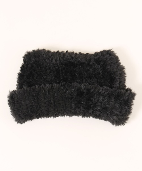 Whinny（ホワイニー）の「Whinny/スノーねこパンチ（ニットキャップ/ビーニー・レディース・グレー/ブラック/ホワイト・FREE）」の22枚目の写真