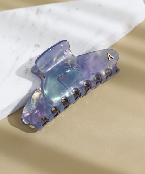 ミハエルネグリン＊ヘアバレッタ＊グリーン／グリーンオーロラ／偏光色