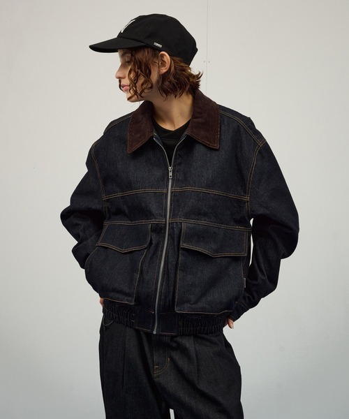 セール】TWILL・DENIM HUNTING BLOUSON /ツイル・デニムハンティング 